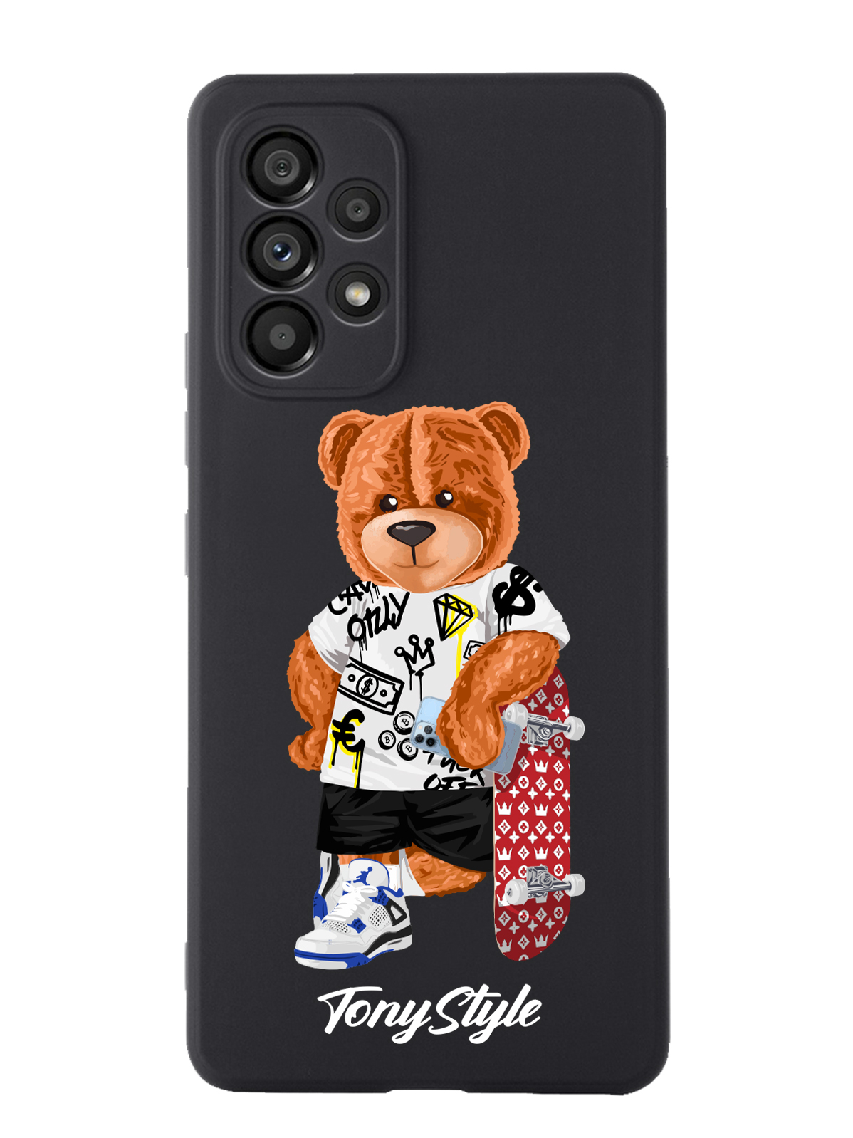 

Чехол Tony Style Samsung Galaxy A53 Tony Style со скейтом, Коричневый;черный;красный, Samsung Galaxy A53 Tony Style со скейтом