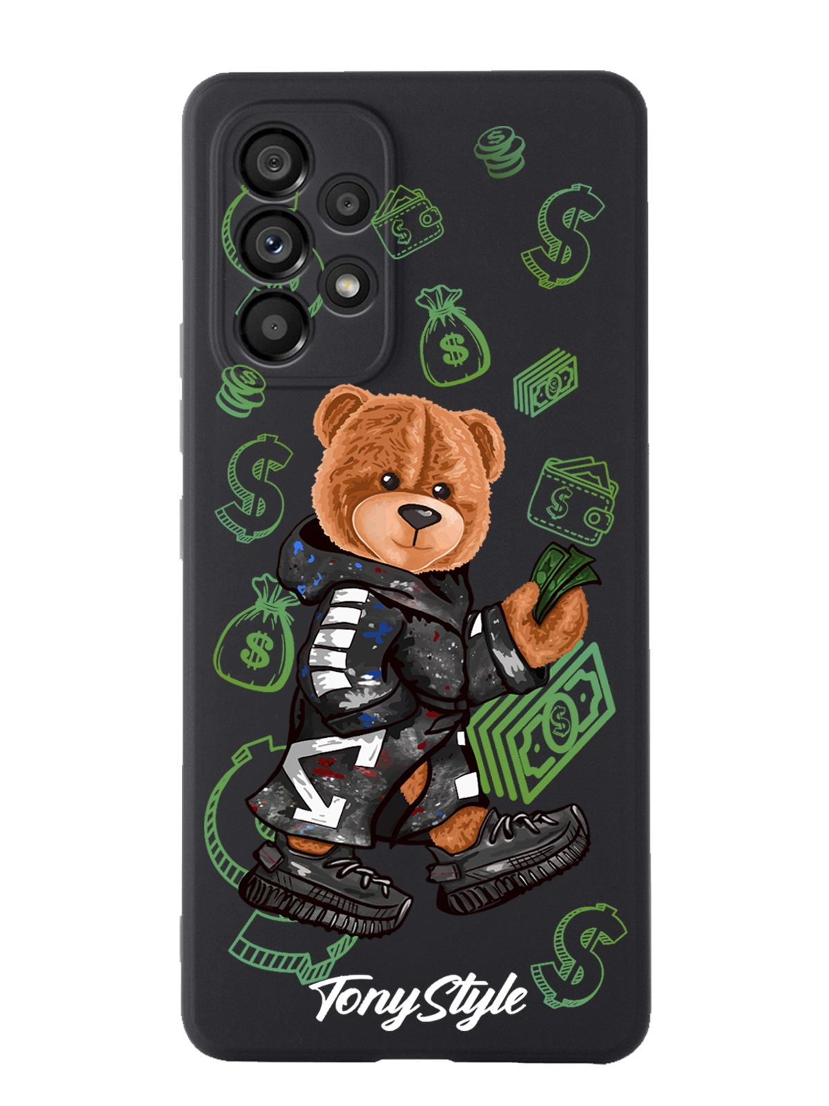 

Чехол Tony Style Samsung Galaxy A53 Tony Style Деньги, Коричневый;черный;зеленый, Samsung Galaxy A53 Tony Style Деньги