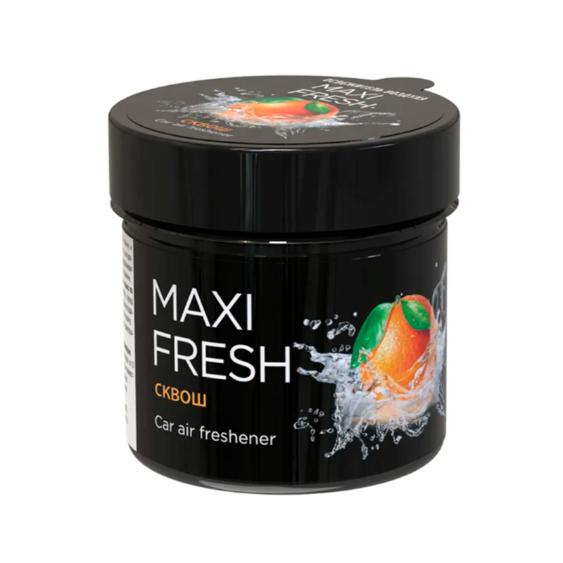 

Ароматизатор на панель (Squash/Сквош) MAXIFRESH (гелевый) CMF-122, Черный