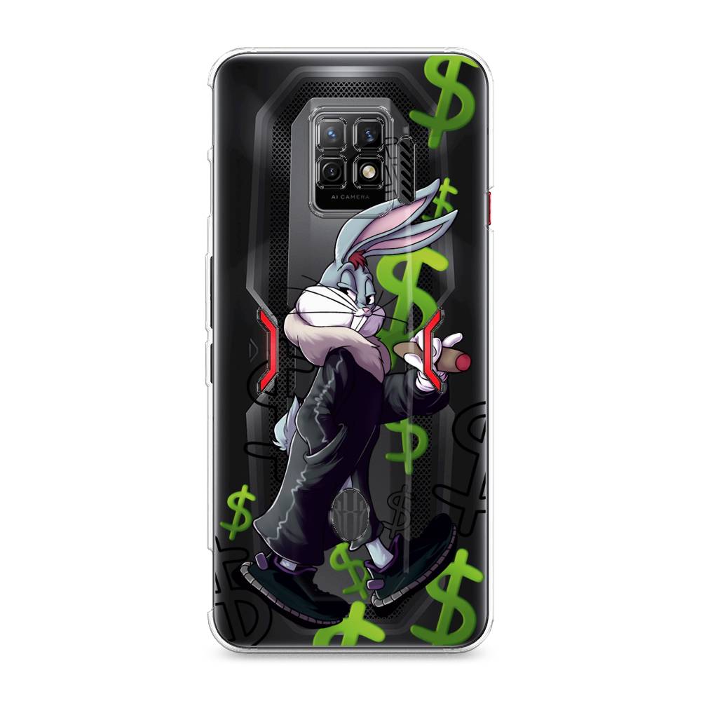 

Чехол на ZTE Nubia Red Magic 7 Pro "Rich Bugs Bunny", Зеленый;черный;голубой, 136050-6
