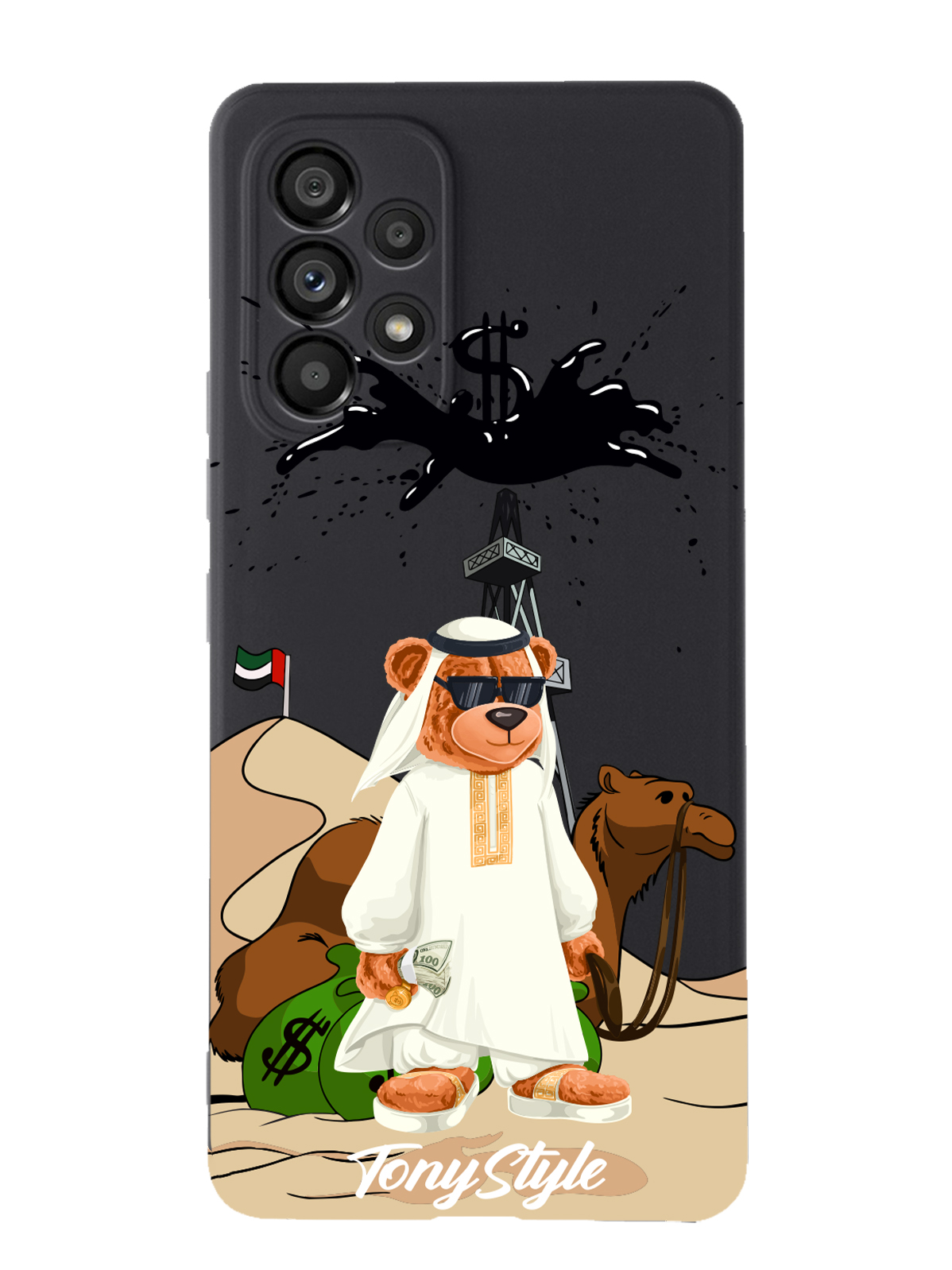 

Чехол Tony Style Samsung Galaxy A53 Tony Style Дубай, Белый;золотистый;коричневый, Samsung Galaxy A53 Tony Style Дубай