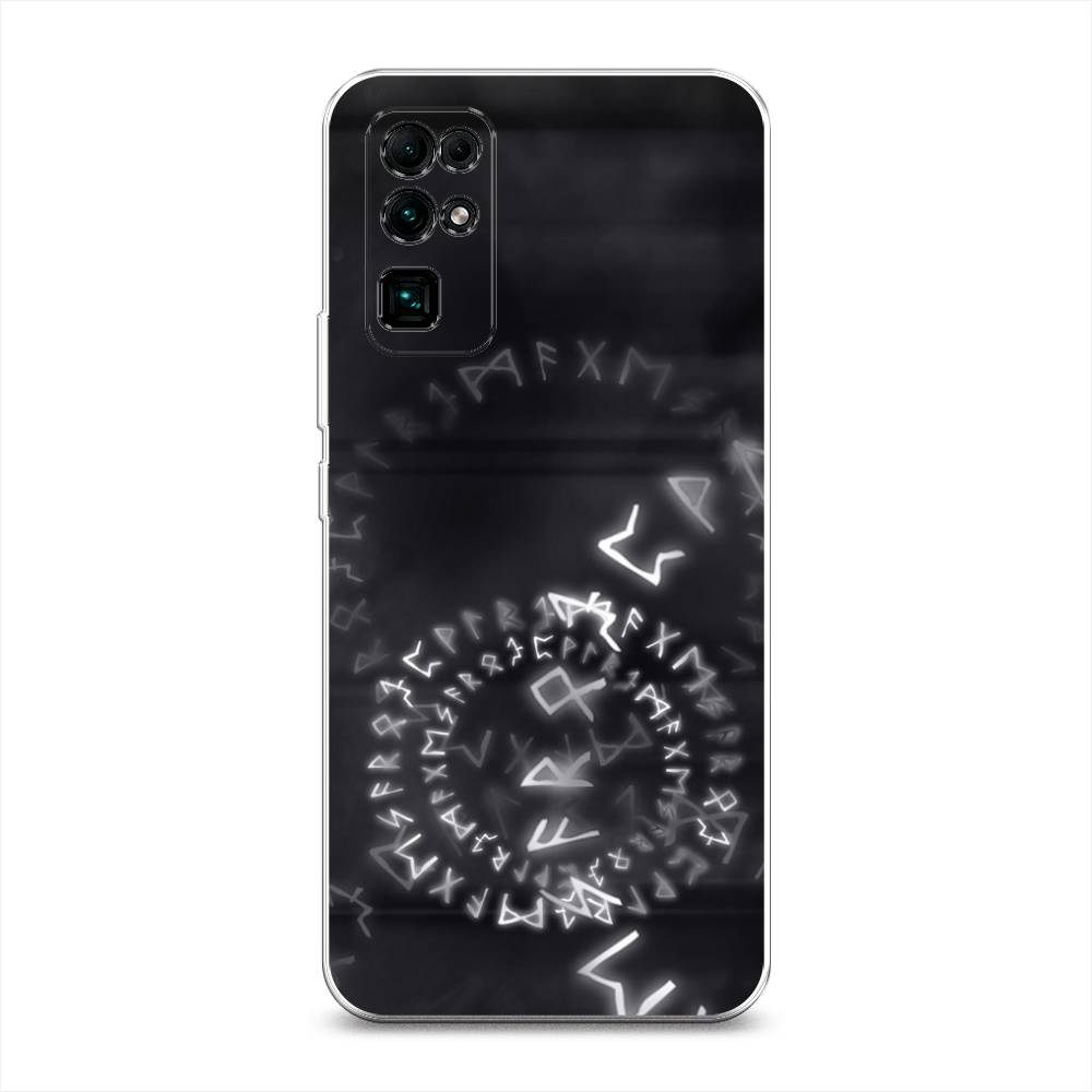

Чехол на Honor 30 "Руны", Серый;черный, 612150-3