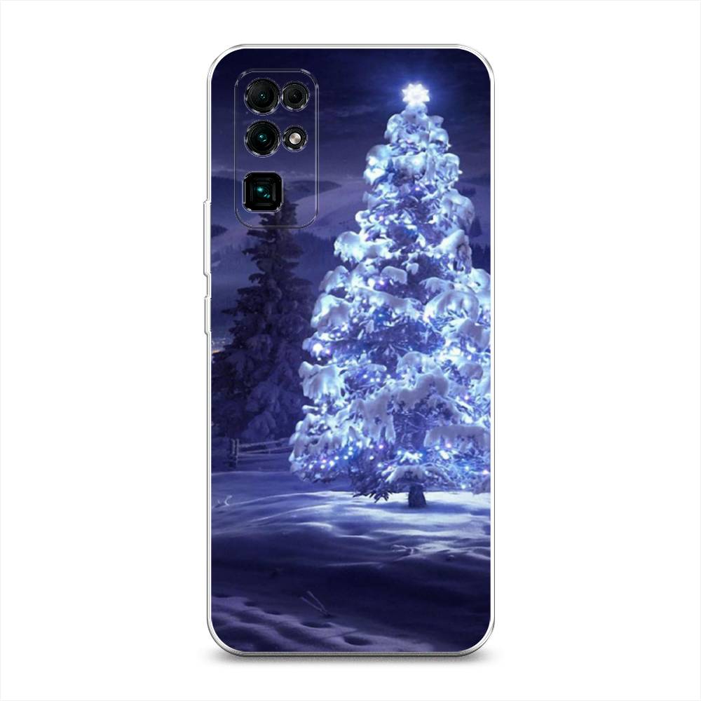 

Чехол на Honor 30 "Зима 4", Синий;черный;белый, 612150-2