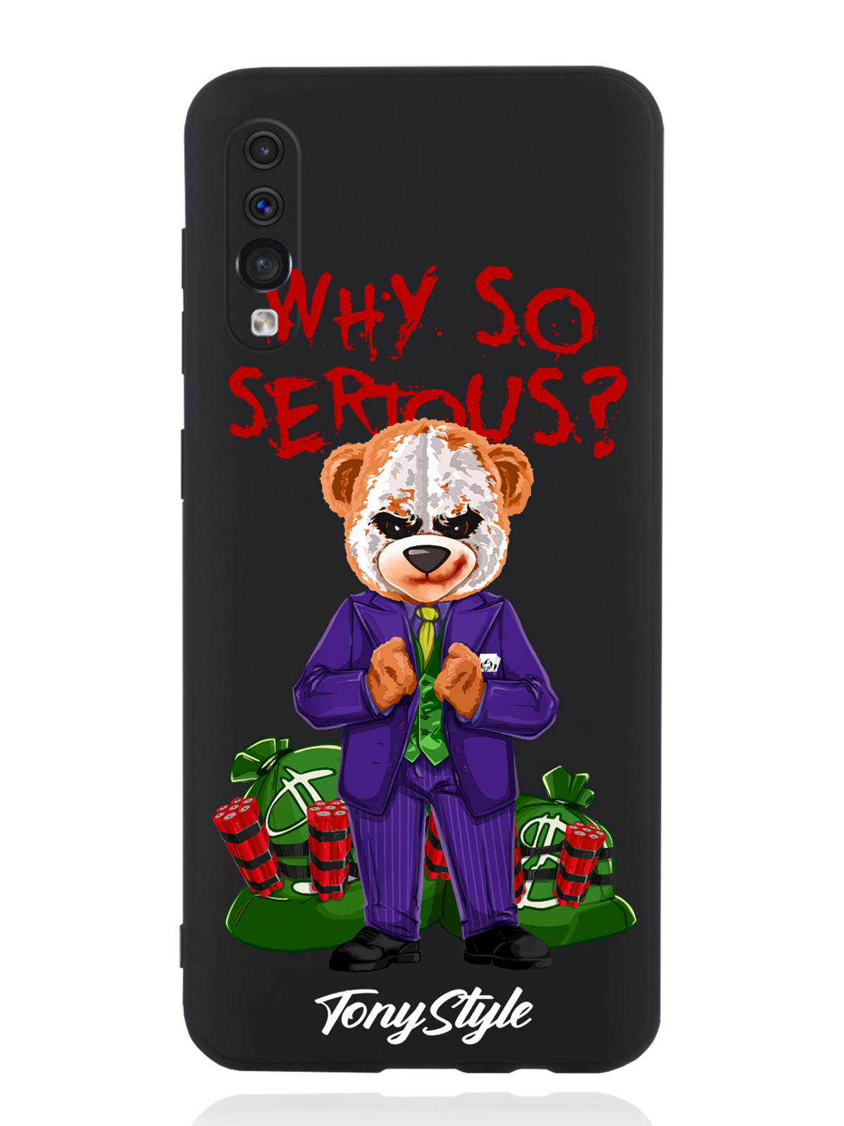 

Чехол Tony Style Samsung Galaxy A50 Tony Style Джокер Joker Why so serious, Samsung Galaxy A50 Tony Style Джокер Joker Why so serious