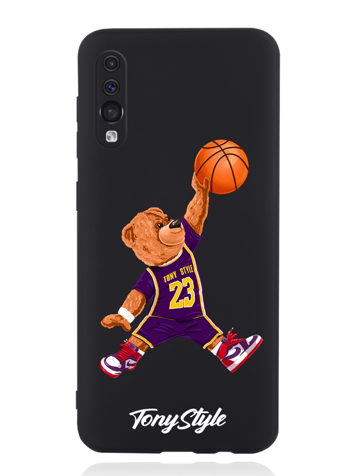 

Чехол Tony Style Samsung Galaxy A50 Tony Style баскетболист с мячом, Фиолетовый;коричневый;желтый;оранжевый, Samsung Galaxy A50 Tony Style Джордан Jordan