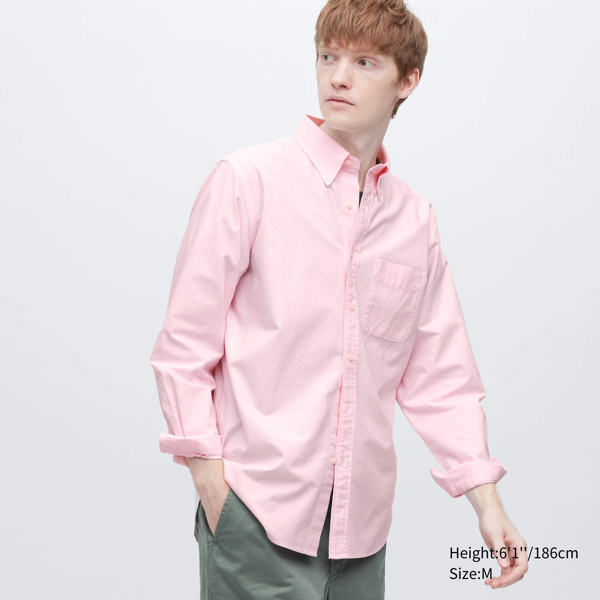 

Рубашка мужская UNIQLO 455955COL12 розовая 3XL (доставка из-за рубежа), 455955COL12