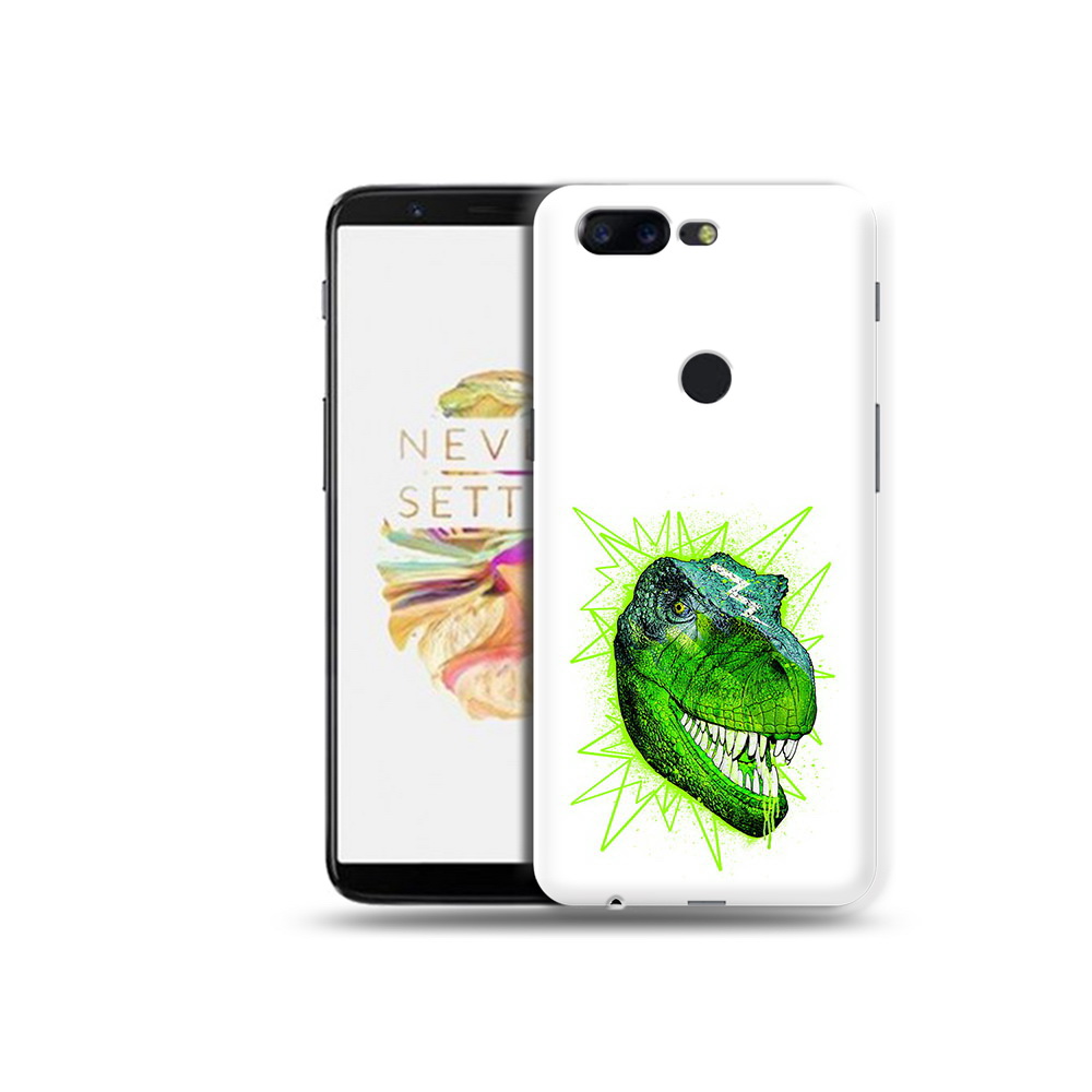 

Чехол MyPads Tocco для OnePlus 5T зеленый динозавр, Прозрачный, Tocco