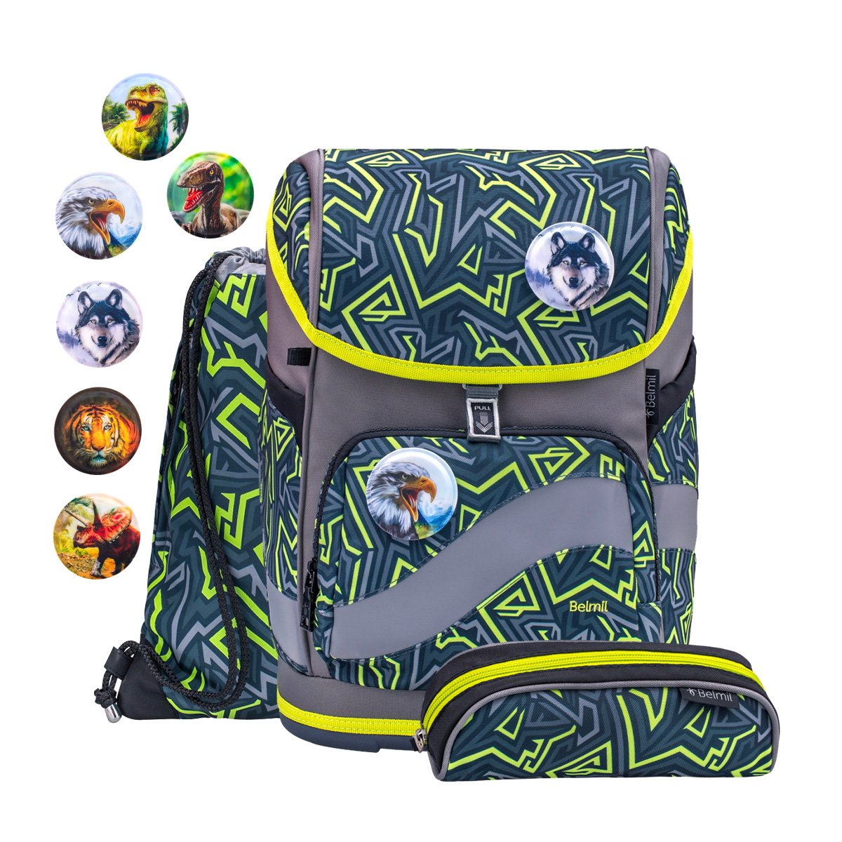 

Ранец Belmil Premium Smarty 405-51-P-RS-11-Iguana, Belmil Premium Smarty