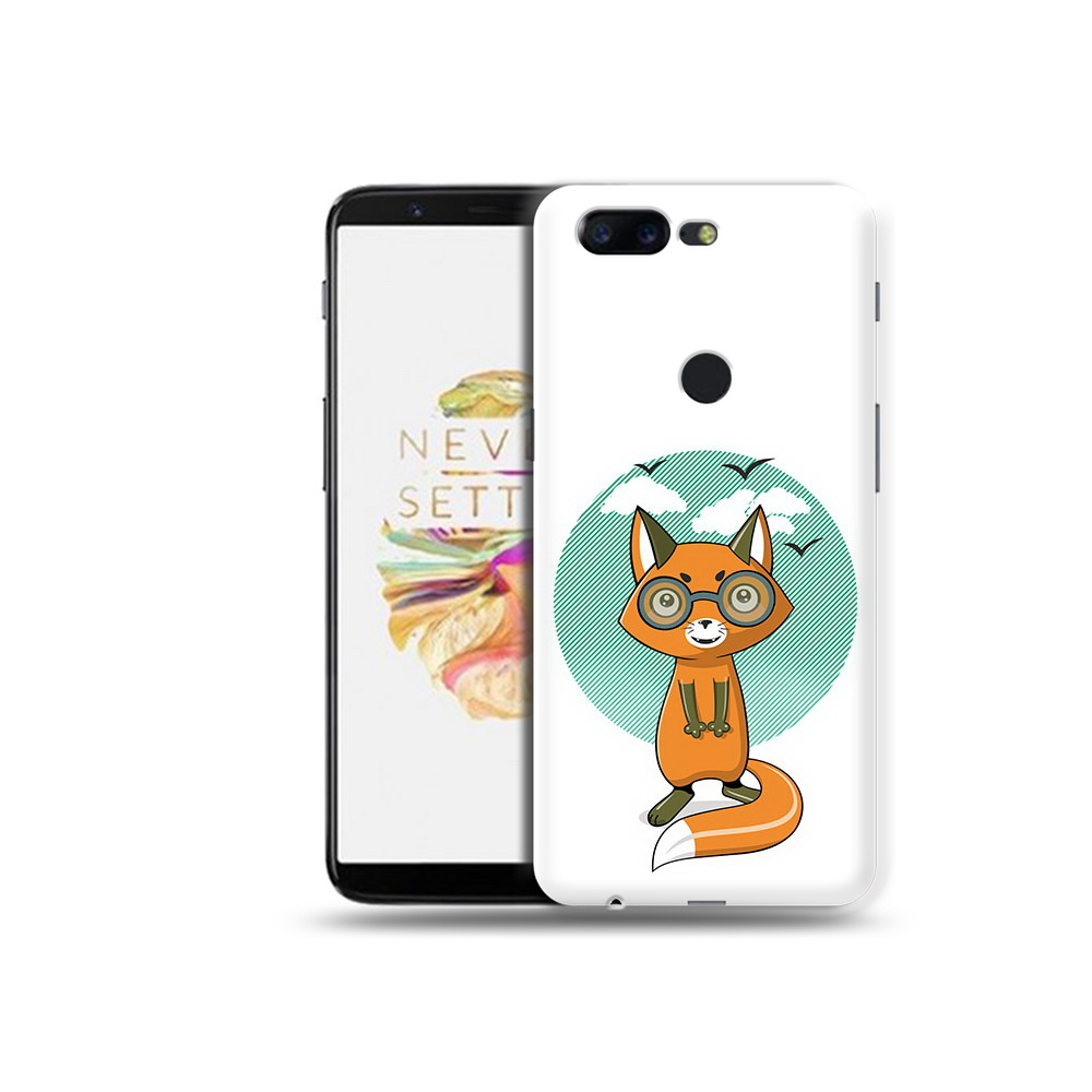 

Чехол MyPads Tocco для OnePlus 5T задумчивая лиса, Прозрачный, Tocco