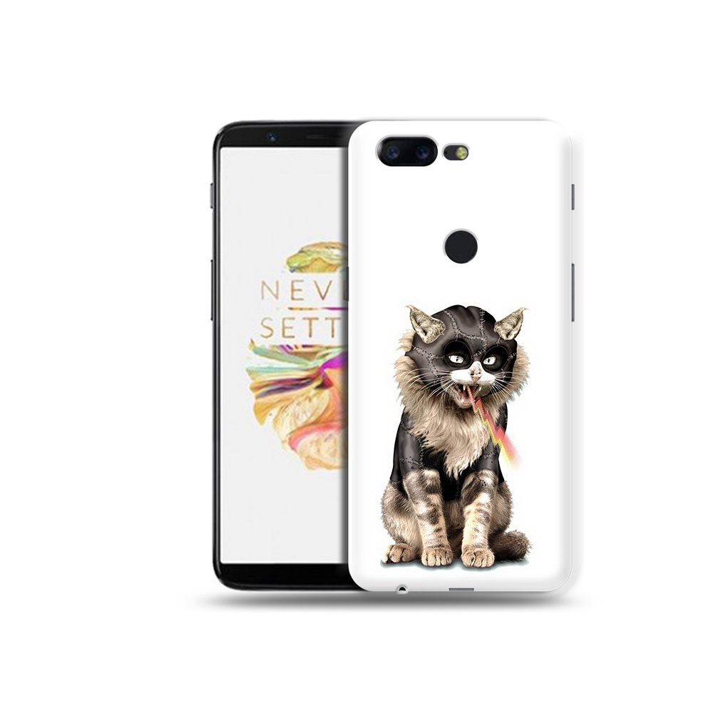 

Чехол MyPads Tocco для OnePlus 5T дьяволский кот, Прозрачный, Tocco