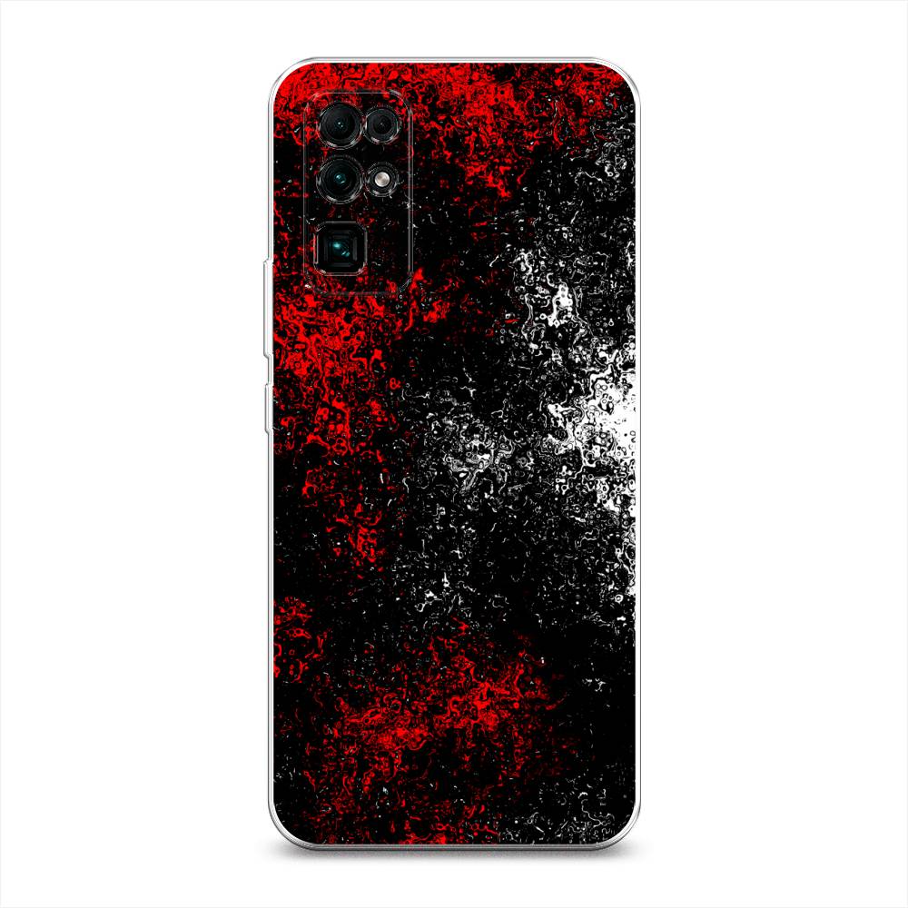 

Чехол на Honor 30 "Монотипия", Красный;черный;белый, 612150-3