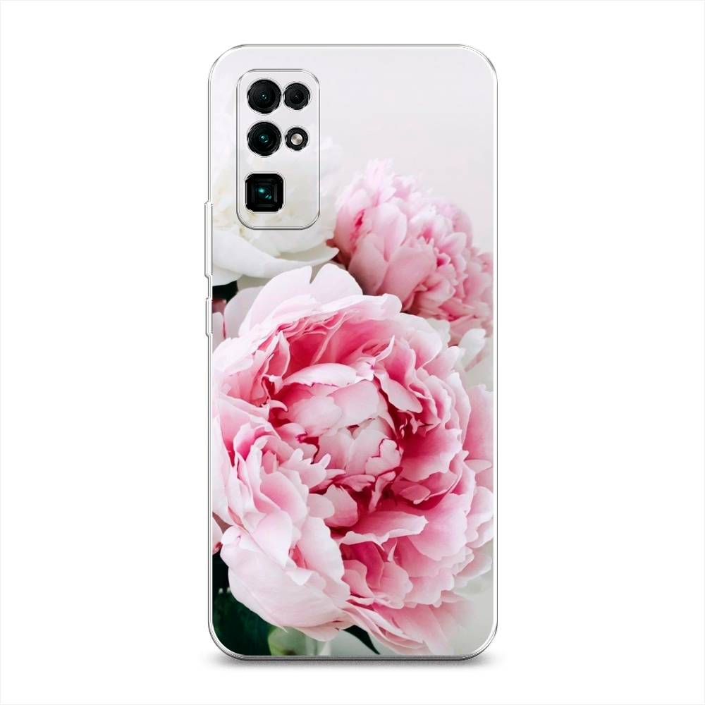 

Чехол на Honor 30 "Розовые и белые пионы", Розовый;белый, 612150-2