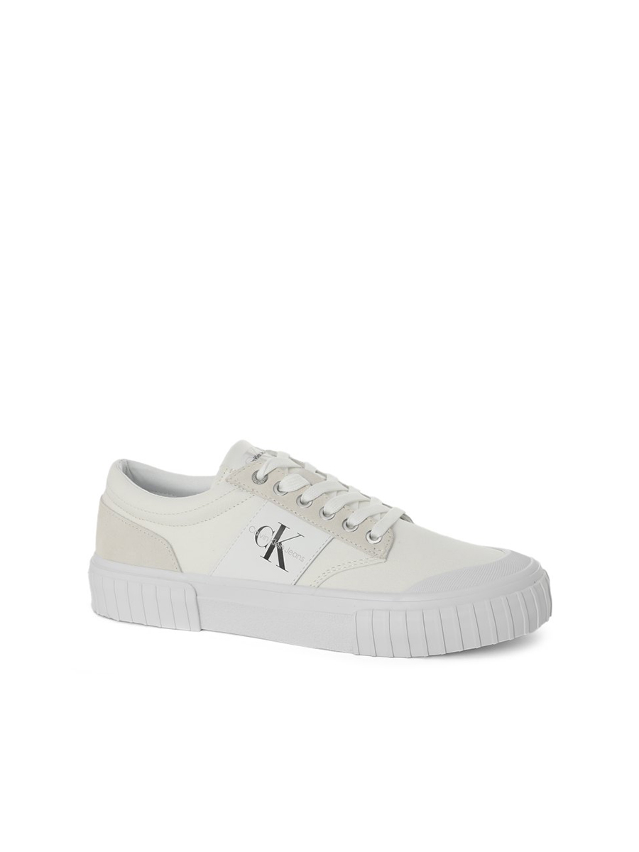 

Кеды мужские Calvin Klein Jeans YM0YM00380 белые 41 EU, YM0YM00380
