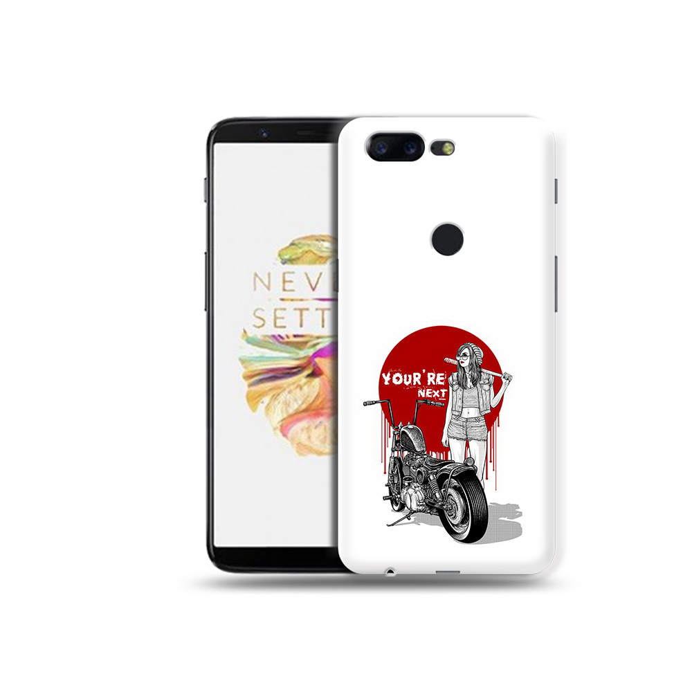 

Чехол MyPads Tocco для OnePlus 5T девушка с мотоциклом, Прозрачный, Tocco