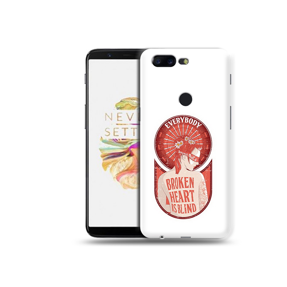 

Чехол MyPads Tocco для OnePlus 5T девушка разбитое сердце, Прозрачный, Tocco