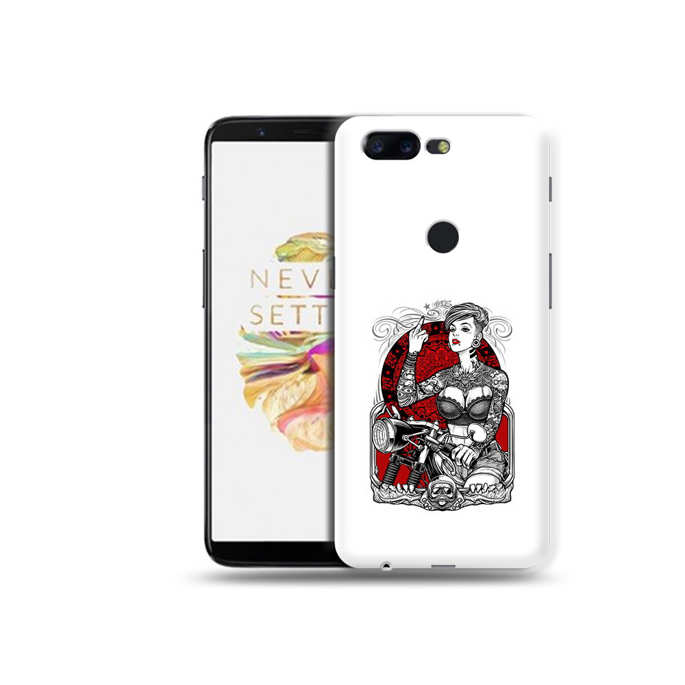 

Чехол MyPads Tocco для OnePlus 5T девушка на мотоцикле, Прозрачный, Tocco