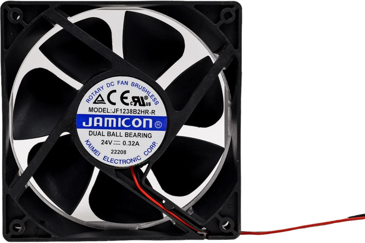 

Вентилятор JAMICON JF1238B2HR 120х120х38 24В с разъемом 2 конт.MOLEX 5239-2(PHU-2) С000348