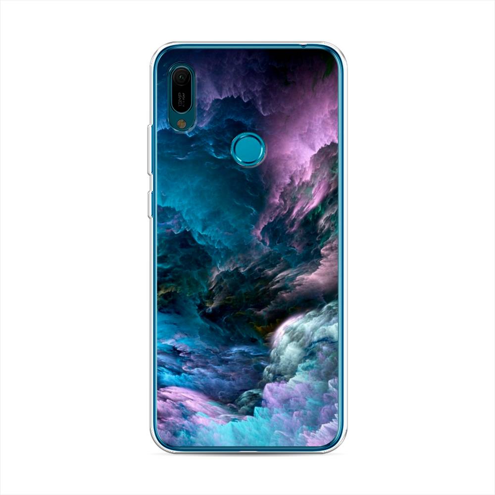 

Чехол на Huawei Y6 2019 "Загадочное небо", Синий;фиолетовый, 68650-2