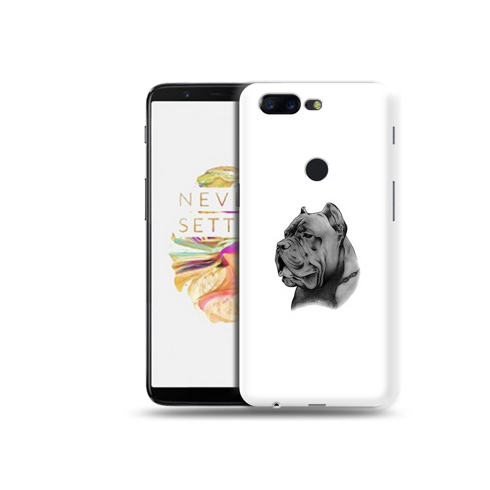 

Чехол MyPads Tocco для OnePlus 5T грозный бульдог, Прозрачный, Tocco