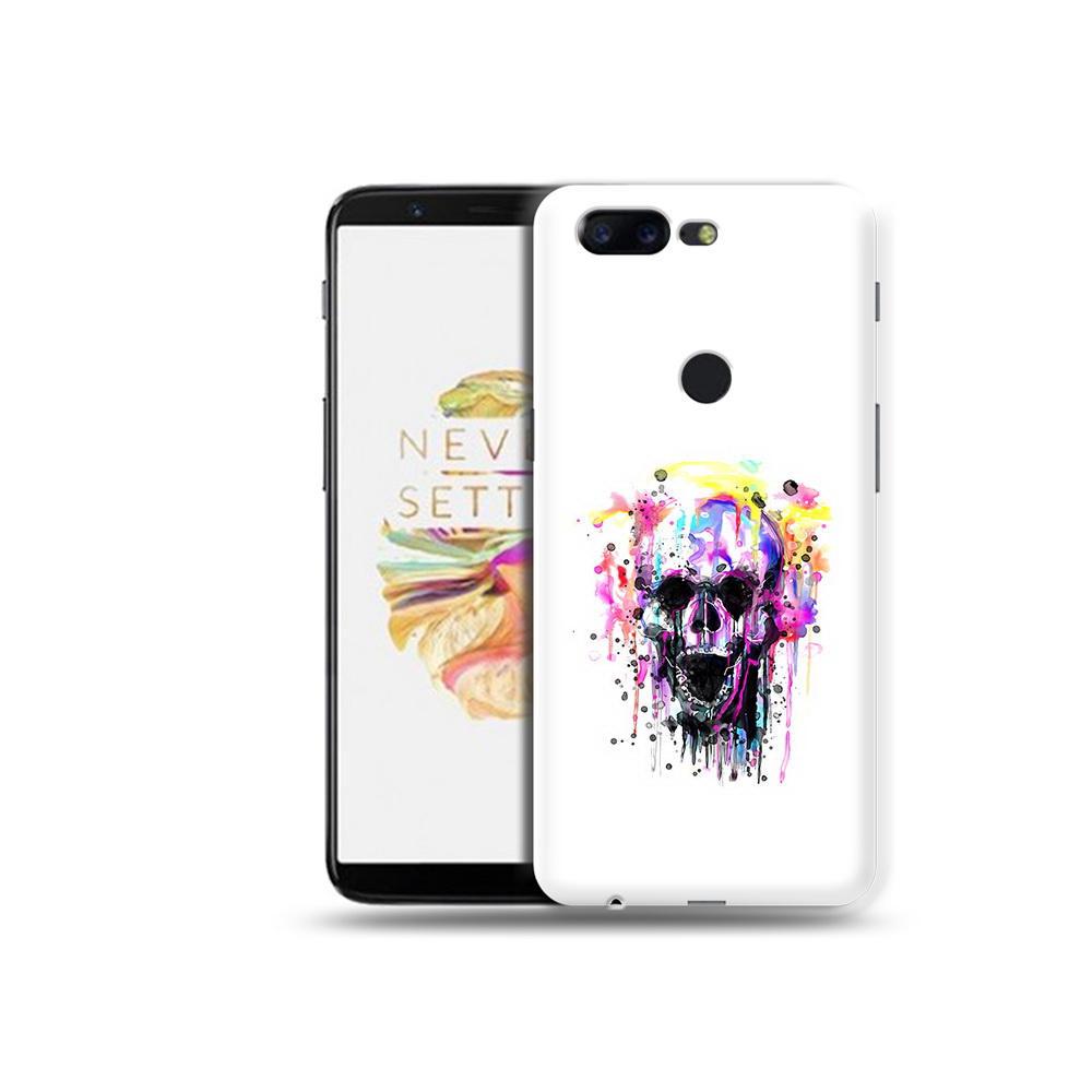 

Чехол MyPads Tocco для OnePlus 5T граффити череп, Прозрачный, Tocco