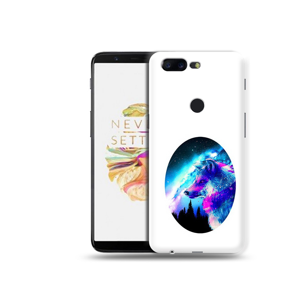 

Чехол MyPads Tocco для OnePlus 5T голубой волк, Прозрачный, Tocco