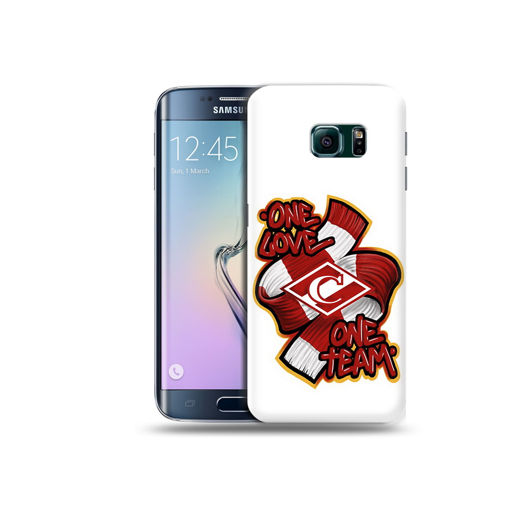 Чехол MyPads Tocco для Samsung Galaxy S6 Edge Одна любовь-Спартак