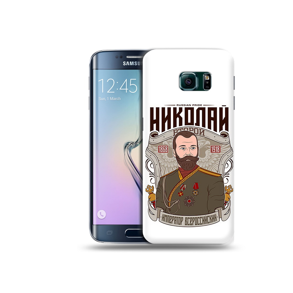 

Чехол MyPads Tocco для Samsung Galaxy S6 Edge Николай второй, Прозрачный, Tocco