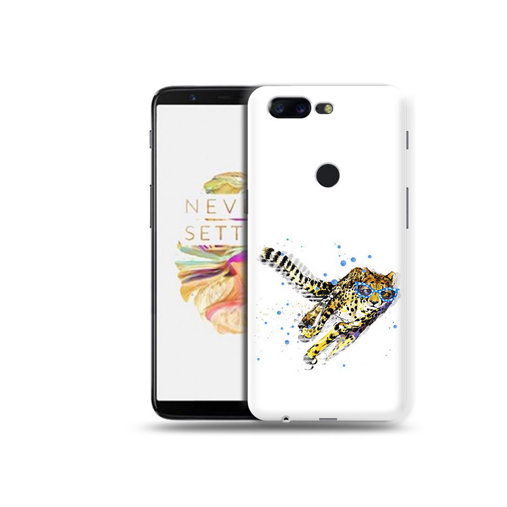 

Чехол MyPads Tocco для OnePlus 5T гепард в очках, Прозрачный, Tocco