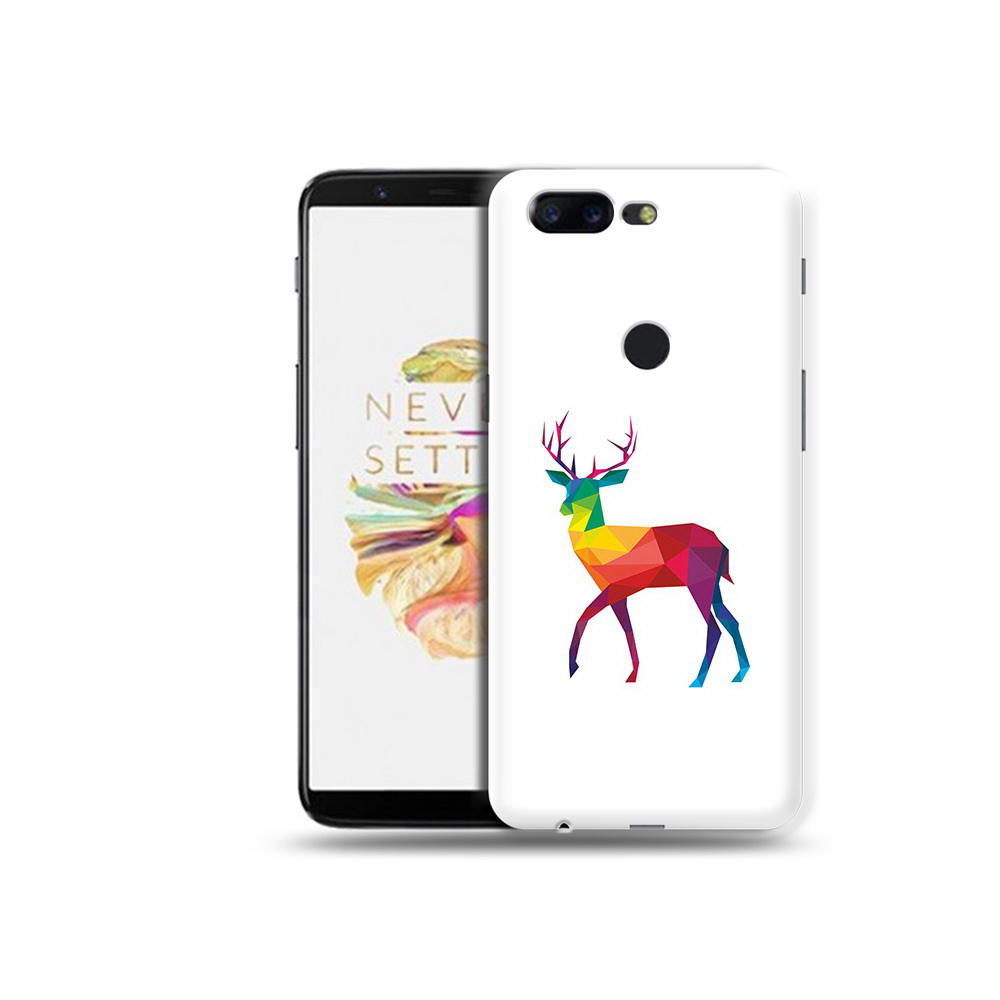 

Чехол MyPads Tocco для OnePlus 5T геометрический олень, Прозрачный, Tocco