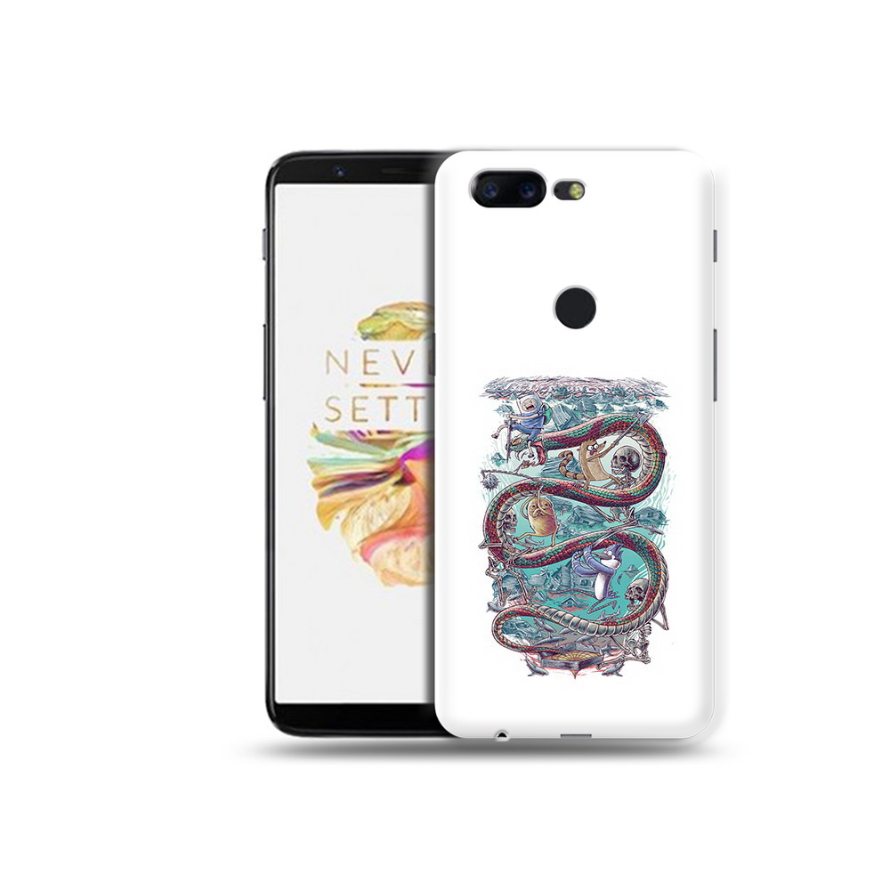 

Чехол MyPads Tocco для OnePlus 5T время приключений страшилка, Прозрачный, Tocco