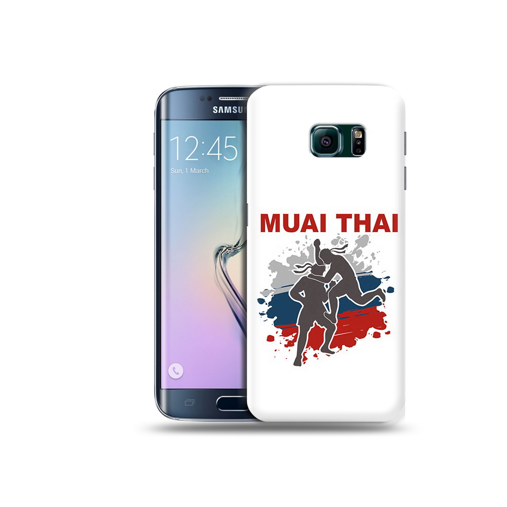 

Чехол MyPads Tocco для Samsung Galaxy S6 Edge Муайтай, Прозрачный, Tocco