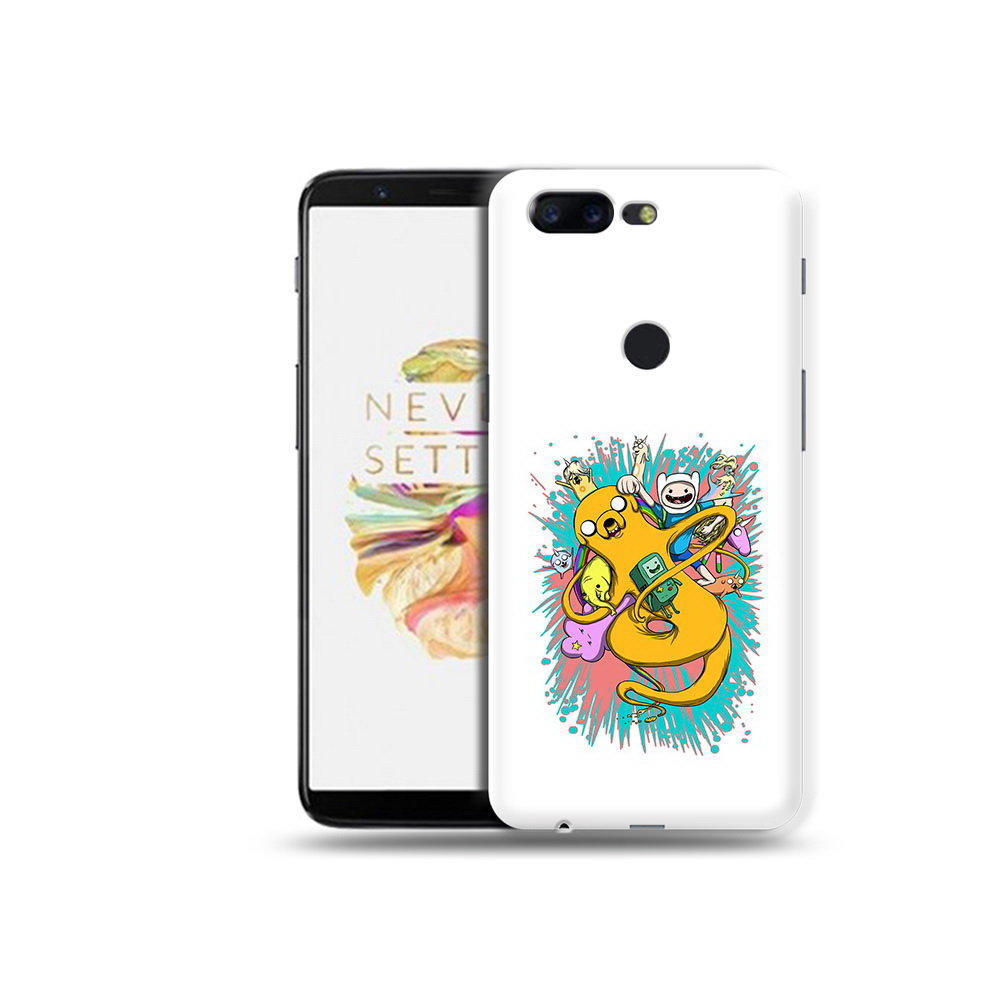 

Чехол MyPads Tocco для OnePlus 5T время приключений рисунок, Прозрачный, Tocco