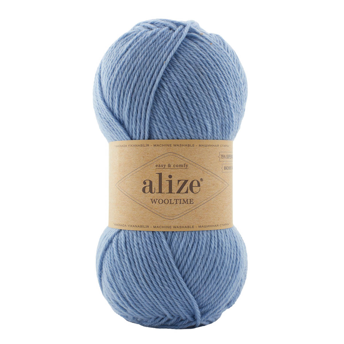 фото Пряжа alize 'wooltime', 100г, 200м (sw шерсть, полиамид) (432 стальной), 5 мотков