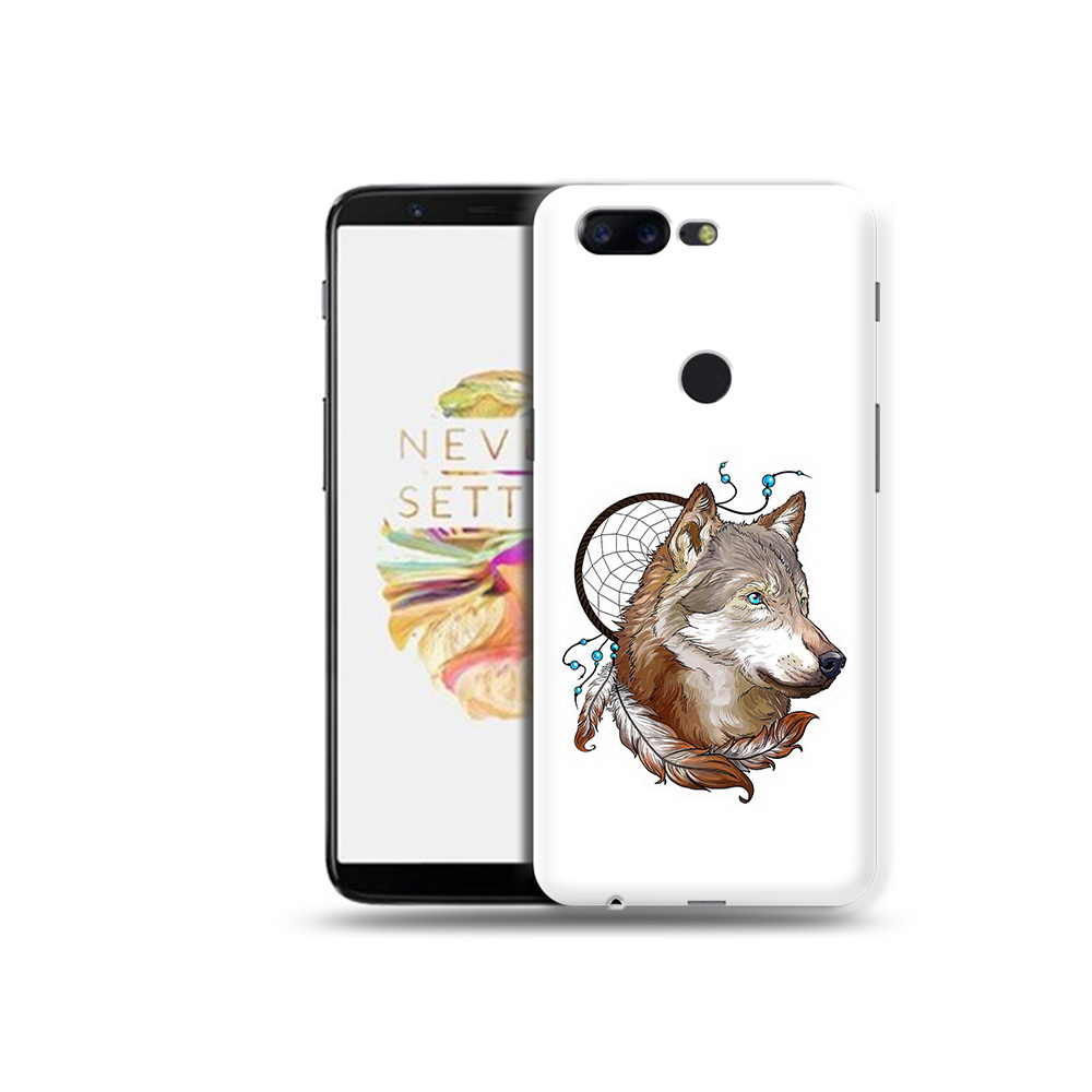 

Чехол MyPads Tocco для OnePlus 5T волк и ловец снов, Прозрачный, Tocco