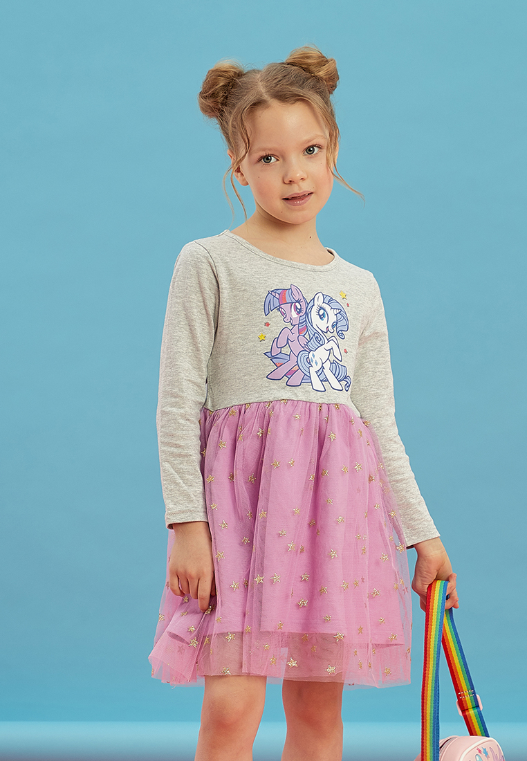 

Платье детское My little pony SS20MLP110845 серый р.116, SS20MLP110845