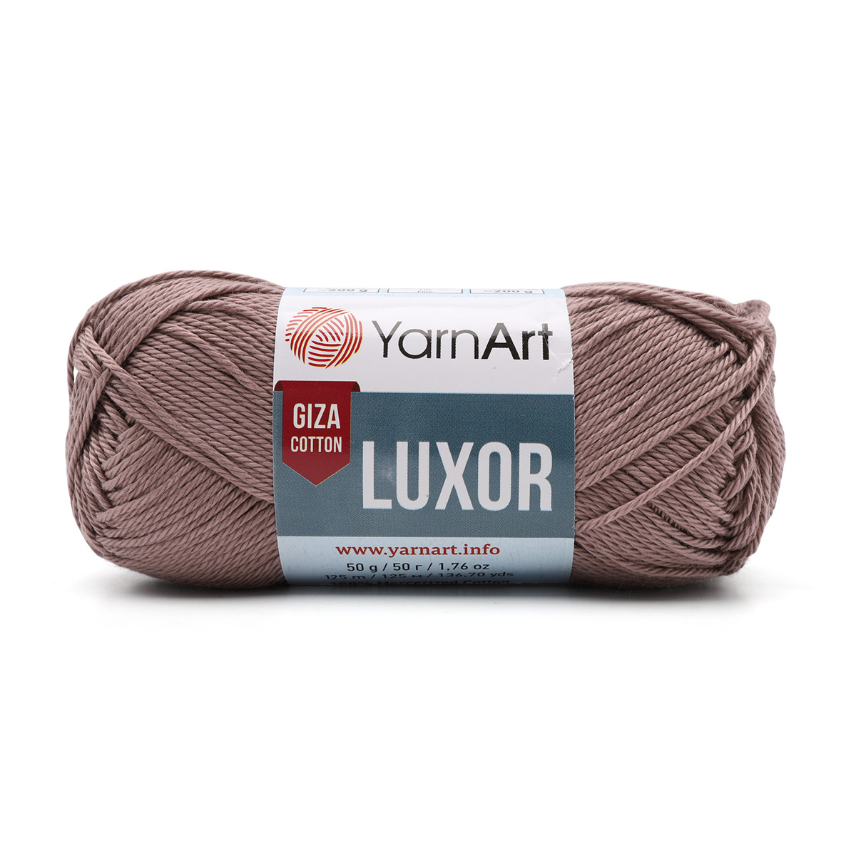 

Пряжа YarnArt 'Luxor', 50г, 125м (мерсеризованный хлопок) (1232 дымчатый), 10 мотков
