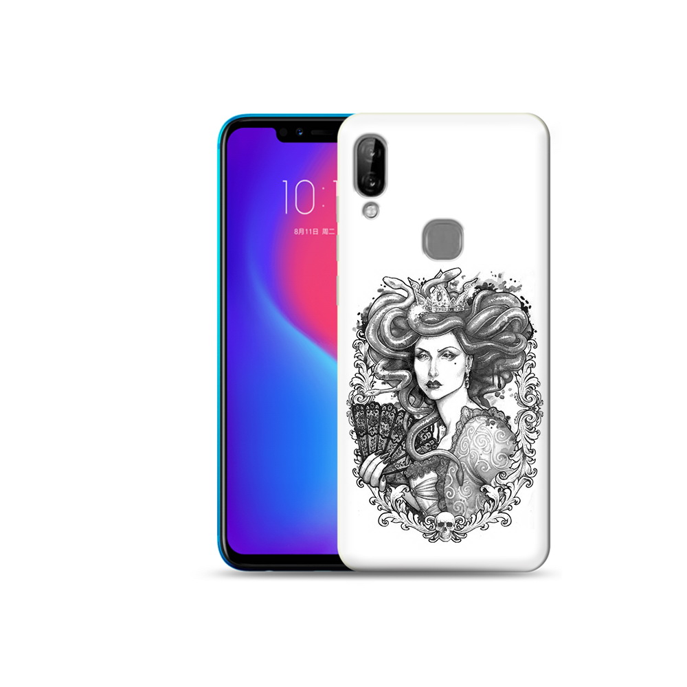 

Чехол MyPads Tocco для Lenovo S5 Pro медуза черно белый, Прозрачный, Tocco