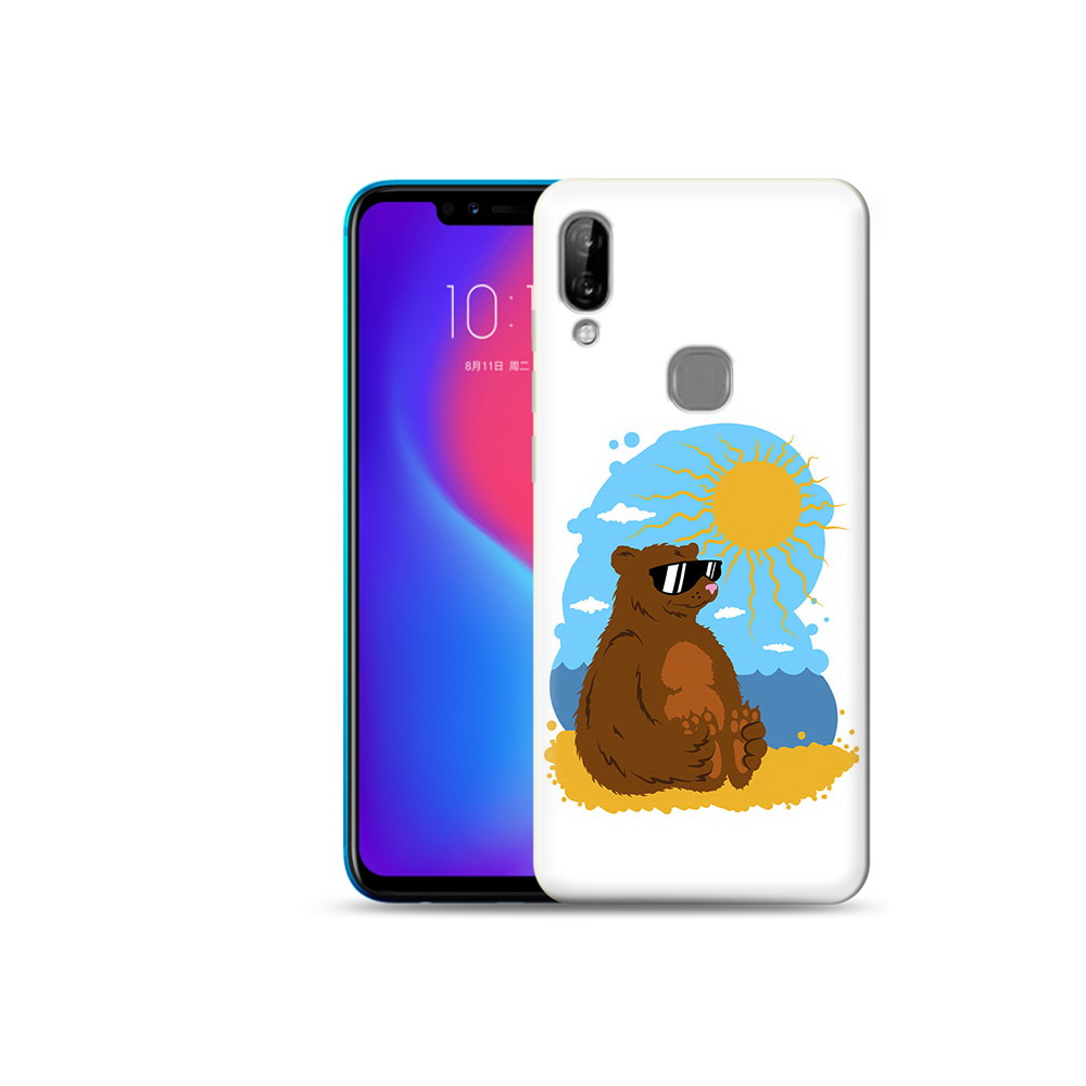 

Чехол MyPads Tocco для Lenovo S5 Pro медведь на чиле, Прозрачный, Tocco