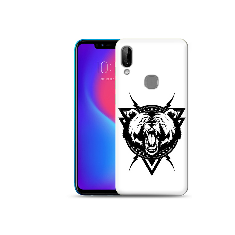 

Чехол MyPads Tocco для Lenovo S5 Pro медведь в треугольнике, Прозрачный, Tocco