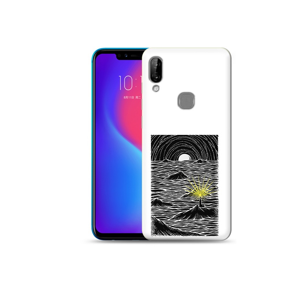 Чехол MyPads Tocco для Lenovo S5 Pro маяк в черно белом море