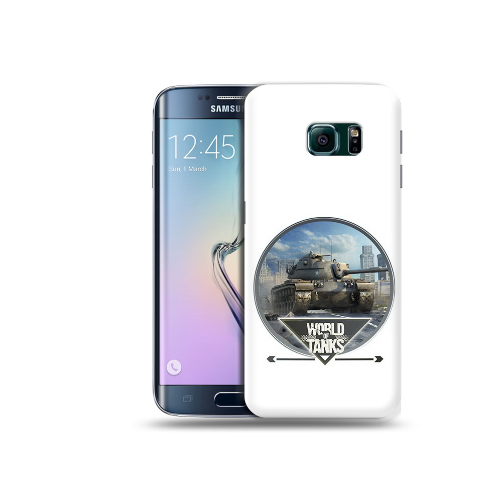 

Чехол MyPads Tocco для Samsung Galaxy S6 Edge Мир танков, Прозрачный, Tocco