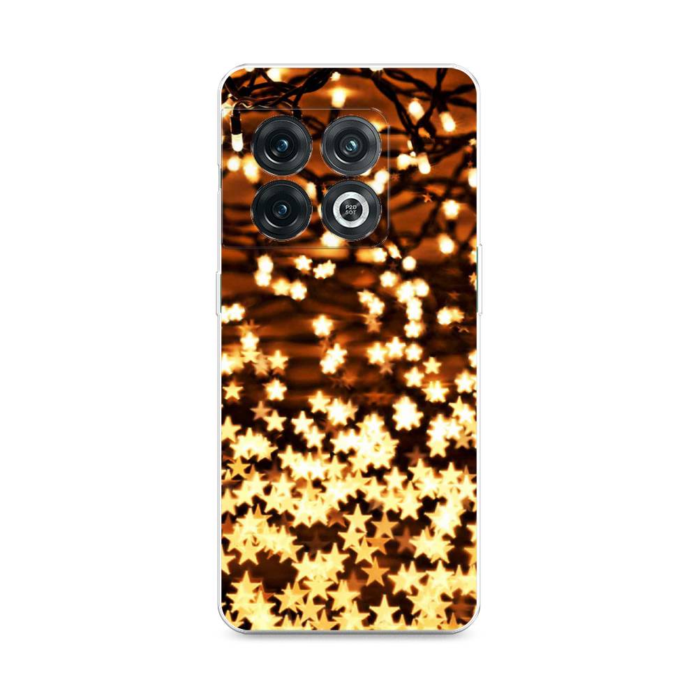 

Чехол на OnePlus 10 Pro 5G "Новогодняя гирлянда", Золотистый, 152150-5