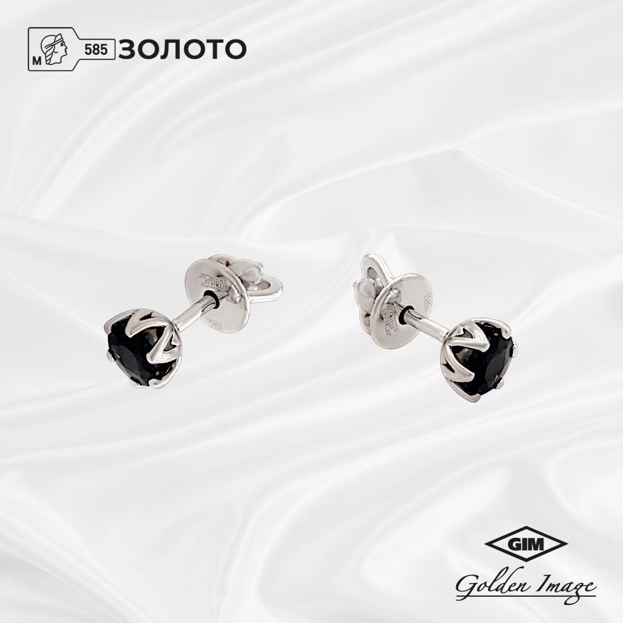 

Серьги из золота GOLDEN IMAGE 210374С-01, сапфир, 210374С-01