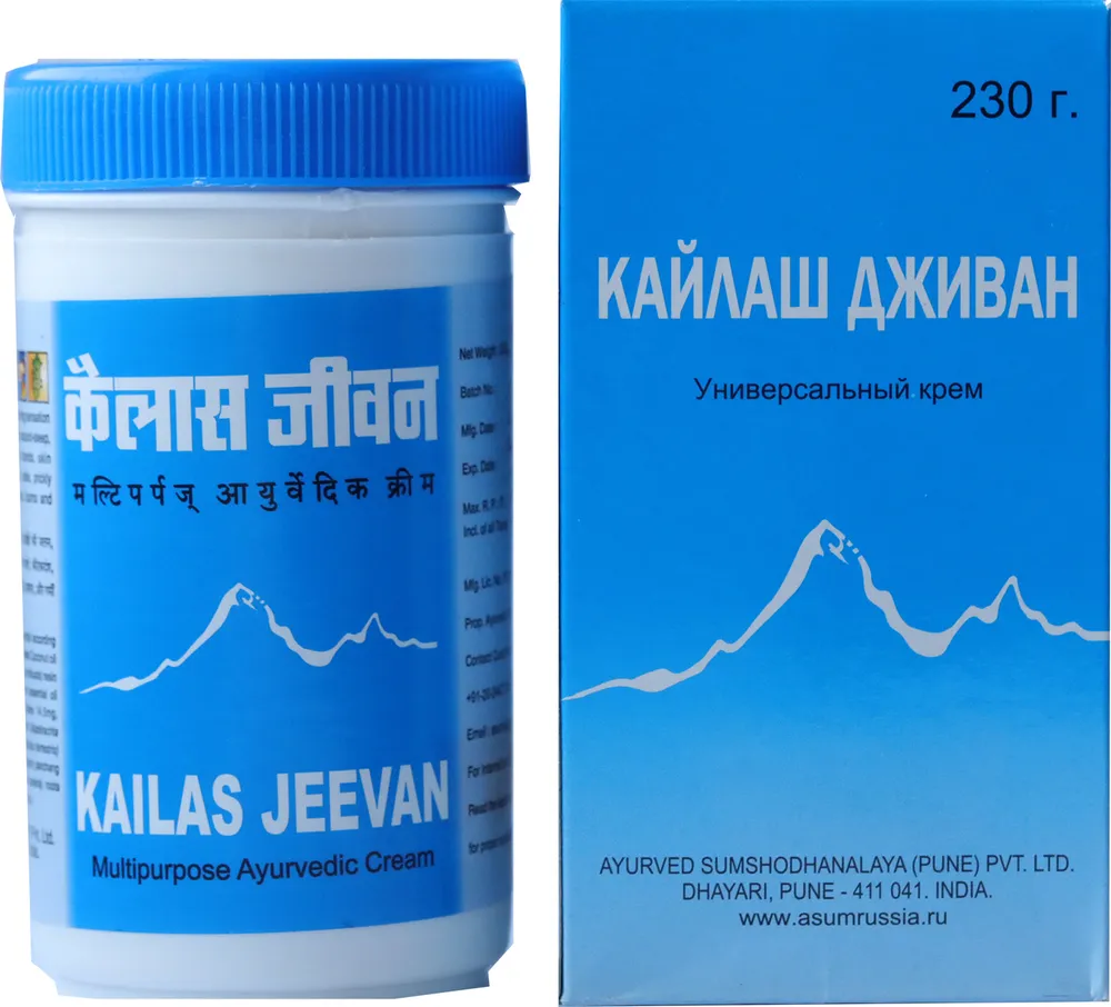 Крем Kailas Jeevan против ожогов, воспалений и порезов, 230 г