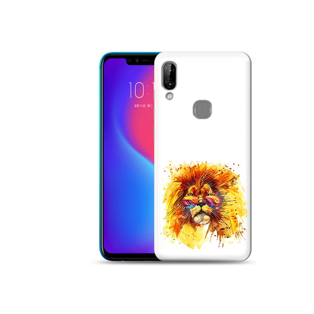 

Чехол MyPads Tocco для Lenovo S5 Pro лев в очках, Прозрачный, Tocco