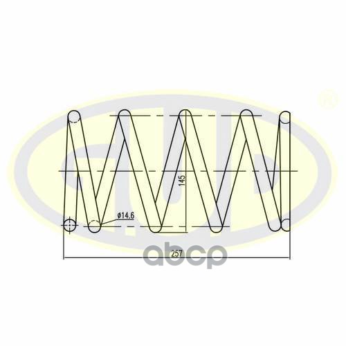 

Пружина Задн Toy Rav 4 Ii 00-05 G.U.D арт. GCS292614