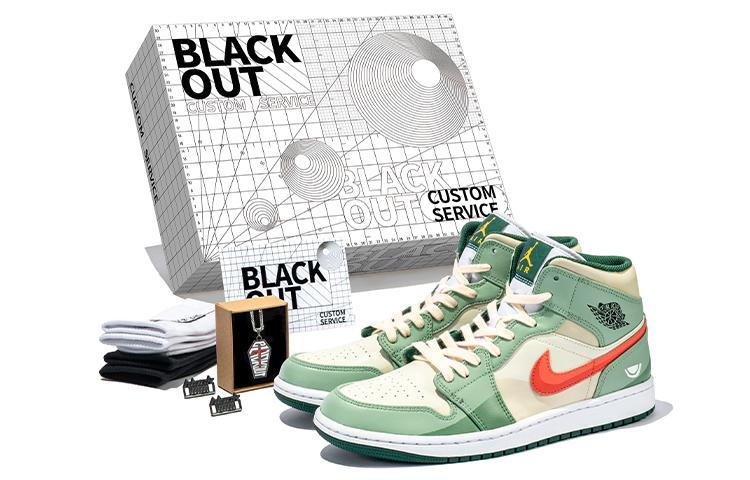 

Кеды унисекс Jordan Air Jordan 1 Mid зеленые 42 EU, Зеленый, Air Jordan 1 Mid