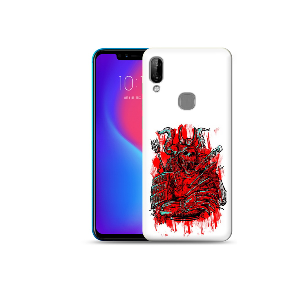 

Чехол MyPads Tocco для Lenovo S5 Pro красный скелет воин, Прозрачный, Tocco