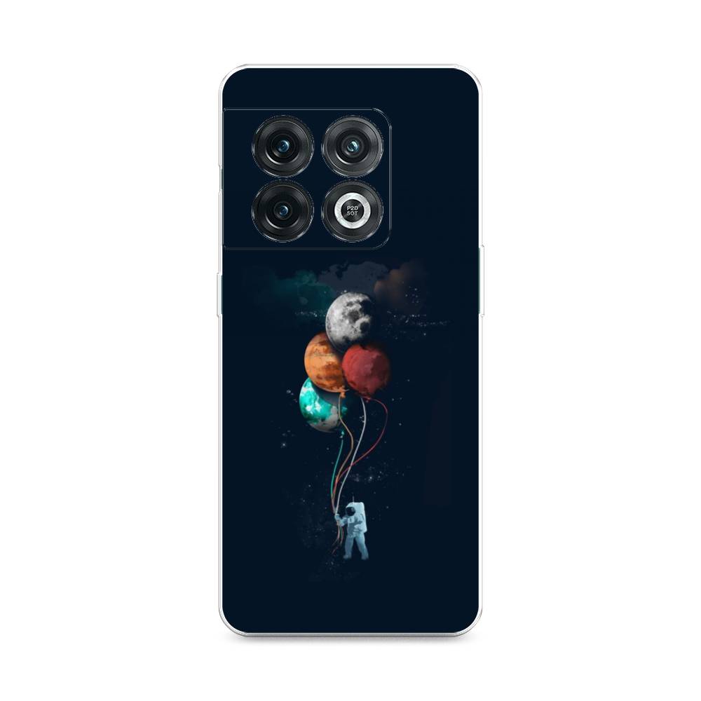 

Чехол на OnePlus 10 Pro 5G "Космонавт с шариками", Разноцветный, 152150-4