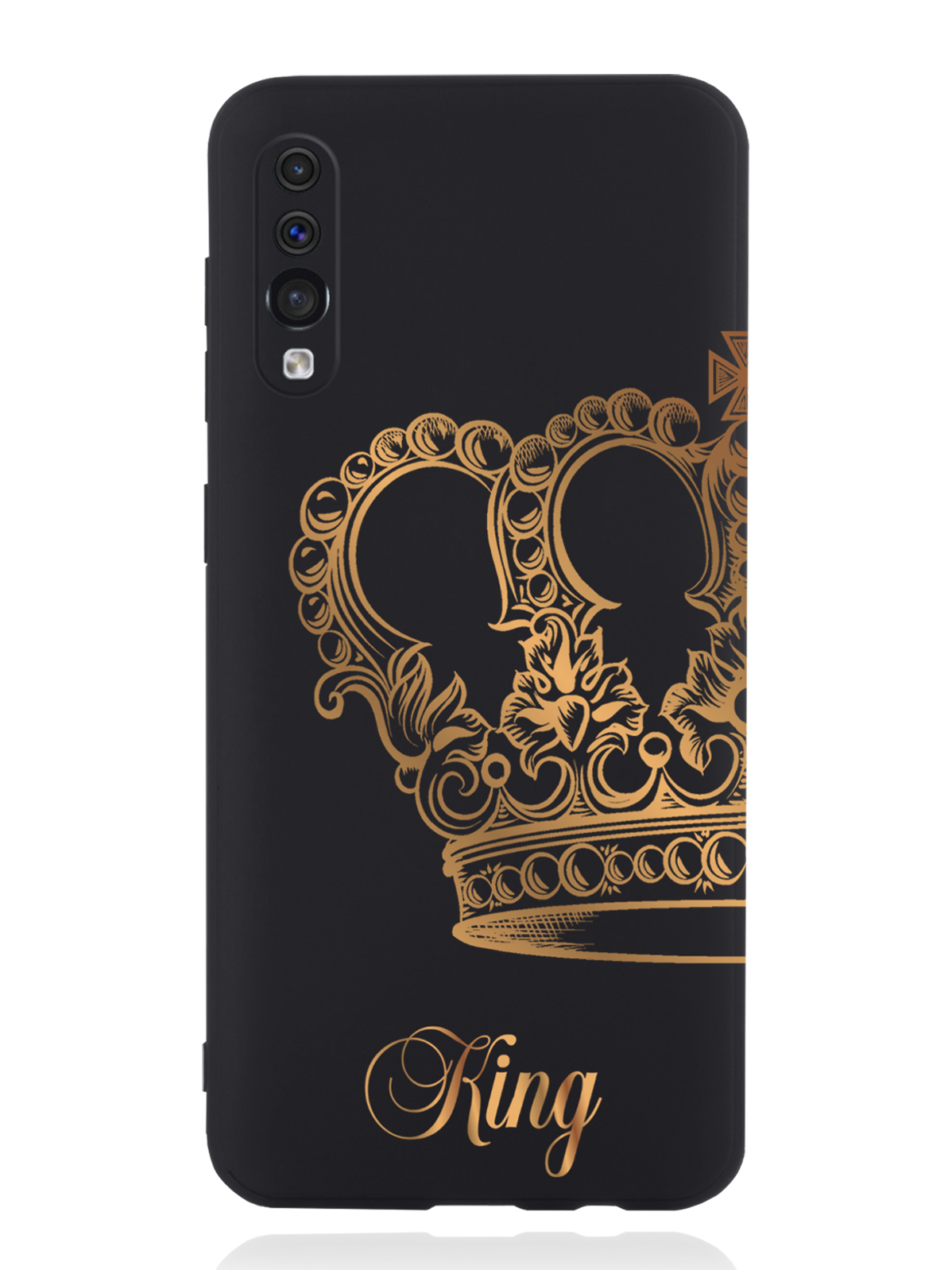 

Чехол MustHaveCase Samsung Galaxy A50 Парный чехол корона King, Черный;золотистый, Samsung Galaxy A50 Парный чехол корона King